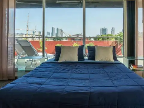 Sky Loft PM – Exclusivo Monoambiente con Terraza Panorámica en Puerto Madero