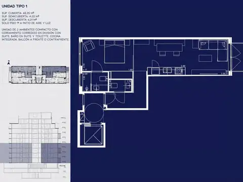 Departamento en Venta en Caballito Sur, USD 141.000