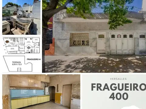 VENTA CASA 3 AMB VERSALLES LOTE PROPIO A RECICLAR