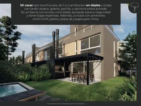 Depto Tipo Casa en Venta de 2 dormitorios