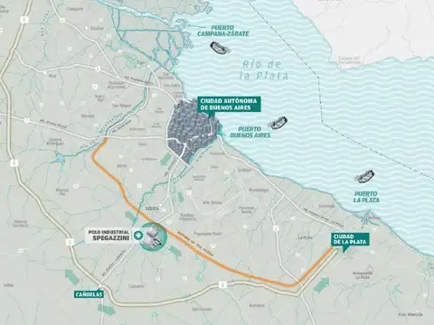 Lote en venta Polo industrial Spegazzini parque industrial en Ezeiza mejor precio