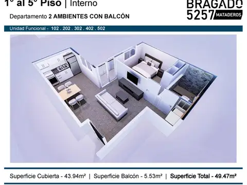 Departamento en Venta Apto profesional