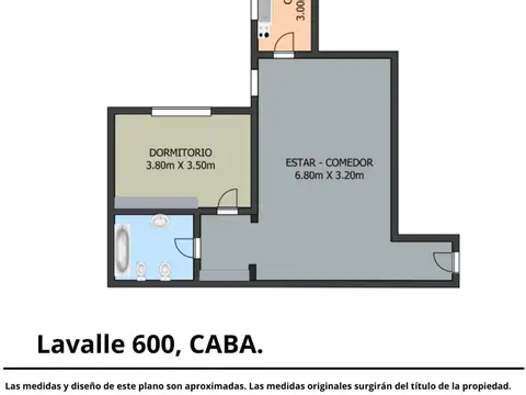 Departamento en Alquiler en Microcentro, USD 800