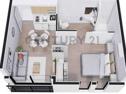 Departamento en Venta de 1 dormitorio