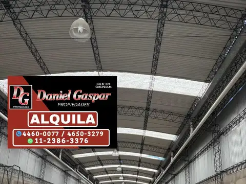 ALQUILER – IMPORTANTE GALPÓN / DEPÓSITO – CASEROS