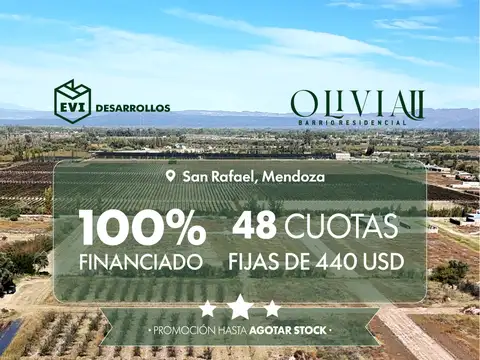 Lote En San Rafael - Loteo Olivia II - Lotes Desde 300 M2