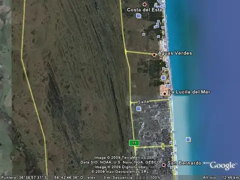 *FRACCIÓN ÚNICA DE 50 HECTÁREAS UBICADA EN EL PARTIDO DE LA COSTA, PARAJE "COSTA DEL ESTE"