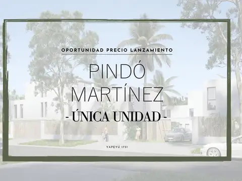 Pindó Martínez | Casa con Jardín y Piscina | Precio Lanzamiento Única Unidad