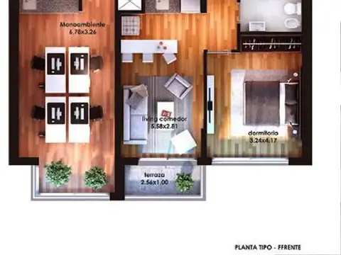 Departamento en Venta en Pocitos , USD 171.000