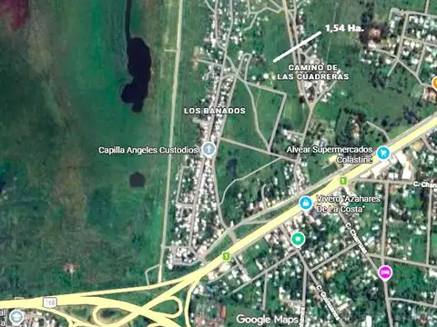 VENTA - TERRENO 1,54 Ha. - RUTA 1 - KM., 0,5