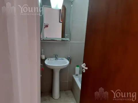 Departamento 2 ambientes con 1 baño