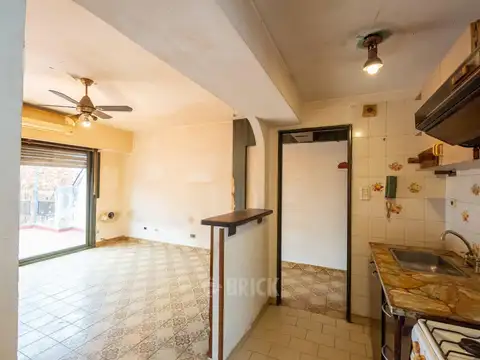 Departamento 2 ambientes con 1 baño