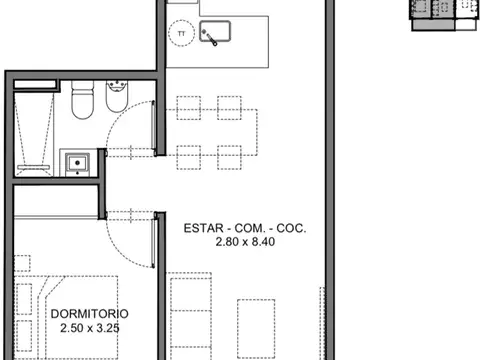 Venta Departamento 2 Ambientes V. Devoto