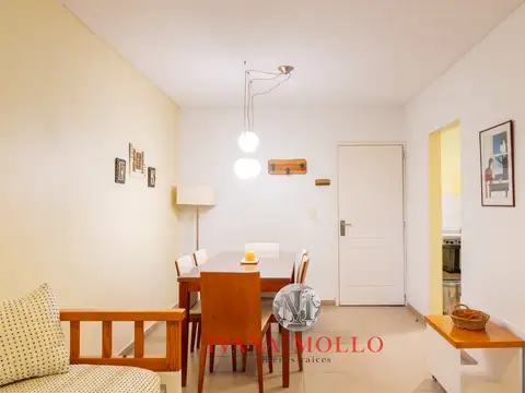 Departamento 2 ambientes con 2 baños