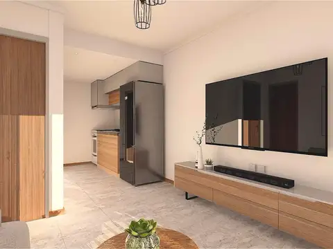 Departamento Monoambiente con 1 baño