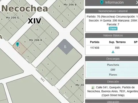 Terreno en Venta de 596,0 m2