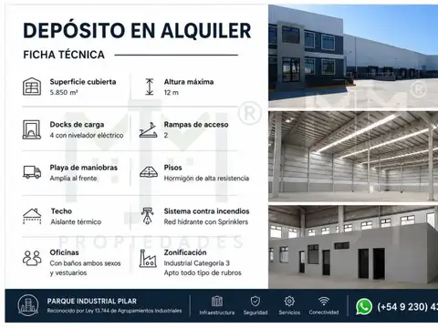 ALQUILER DEPOSITO LOGISTICO