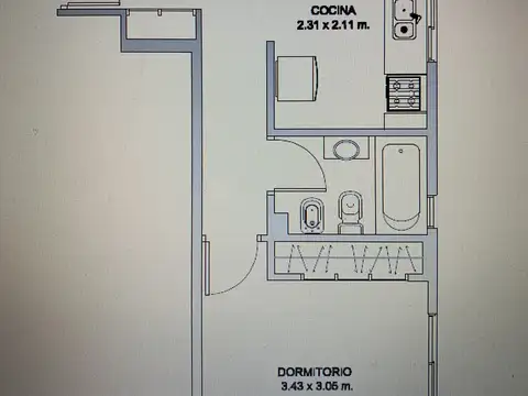 M Riglos 100, Piso 11