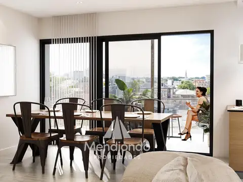 Semipiso 2 ambientes de 57m2 totales - Zona Güemes Aldrey.
