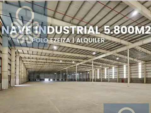 Nave industrial en alquiler de 5.800 m2 en Polo industrial Ezeiza