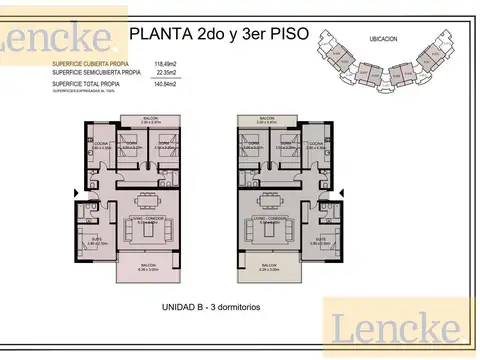 Departamento en Venta de 3 dormitorios