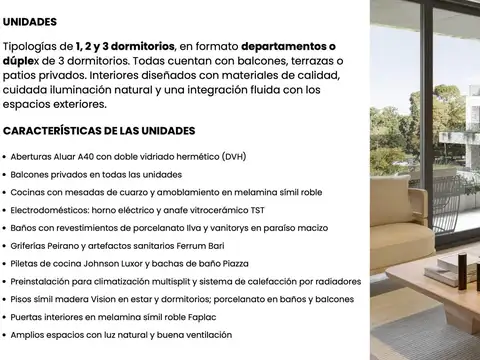 Departamento 2 ambientes con 1 baño