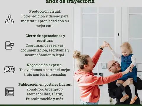 Terreno en Venta 380  mts Fondo