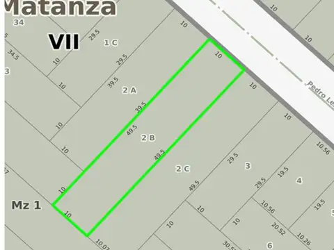 Importante Lote de 10 x 49.5  metros. c/ Local y departamentos - Zona Comercial - Escucha ofertas
