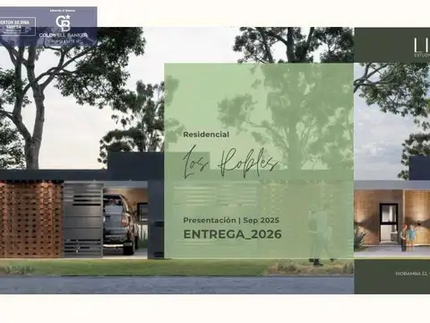 Residencial Los Robles venta en pozo