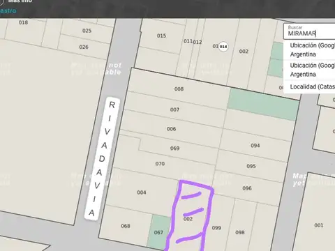 Terreno en Venta en Miramar, USD 40.000