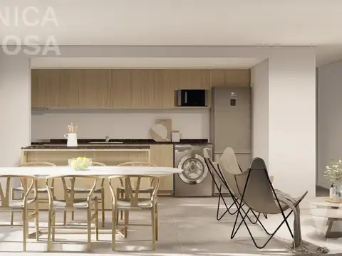 Departamento Monoambiente con 1 baño