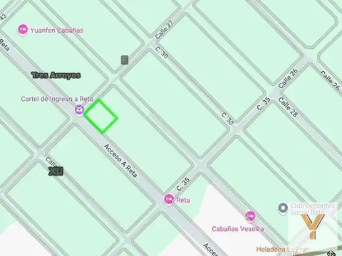 Terreno en Venta de 1995,0 m2