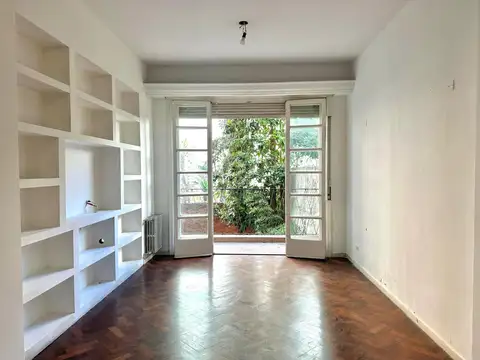 ALQUILER SIN MUEBLES - Departamento 4 ambientes, Las Cañitas - Semipiso de estilo y techos altos