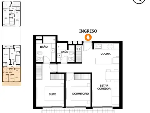 Departamento en Venta en Martín, USD 175.000