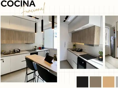 Departamento 2 ambientes con 1 baño