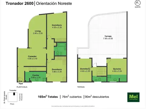 Depto Tipo Casa en Venta de 3 dormitorios