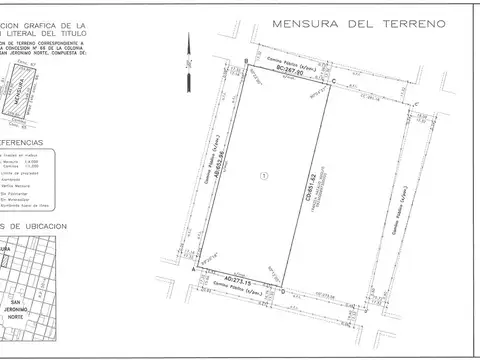 San Jerónimo Norte y Santa Maria Norte 31,23 Ha Agrícola y Ganadero