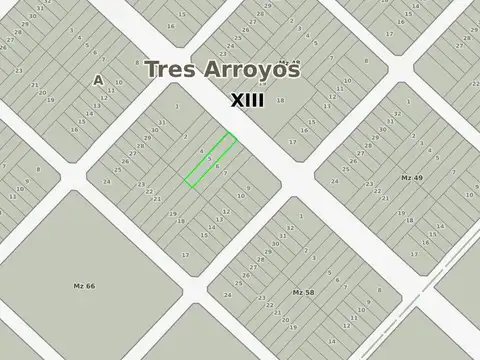 San Martin e/ Tierra del Fuego y La Pampa