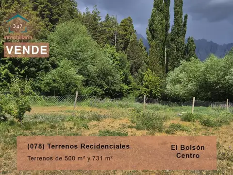 (078) El Bolsón Lotes Céntricos