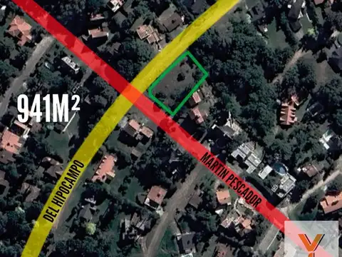 Terreno en Venta de 941,0 m2