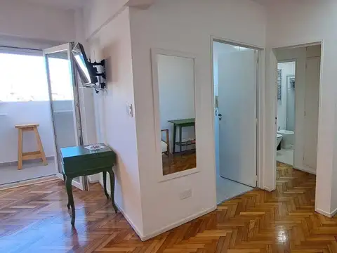 ALQUILER DEPARTAMENTO DOS AMBIENTES EQUIPADO CON COCHERA FIJA