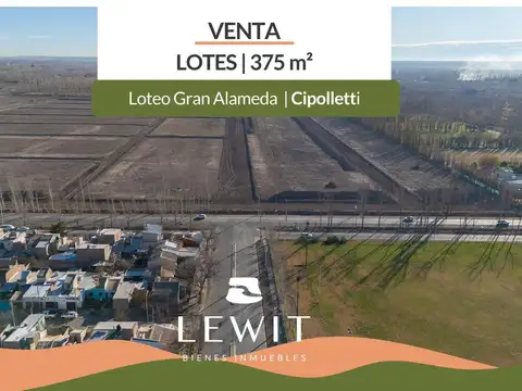 Venta terrenos | lotes desde 188 m² a 512 m² | Bº Gran Alameda | Cipolletti
