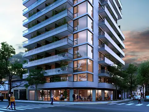 Monoambiente con patio - Emprendimiento Nic District - Proyecto Aisenson - Entrega junio 2028