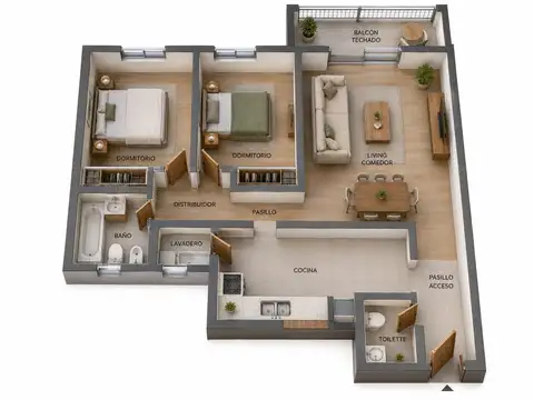 Departamento en Venta en Balvanera, USD 124.900