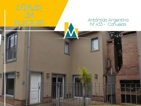 DÚPLEX EN ALQUILER - CAÑUELAS