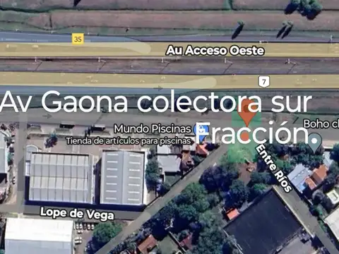 Colectora Sur Acceso Oeste