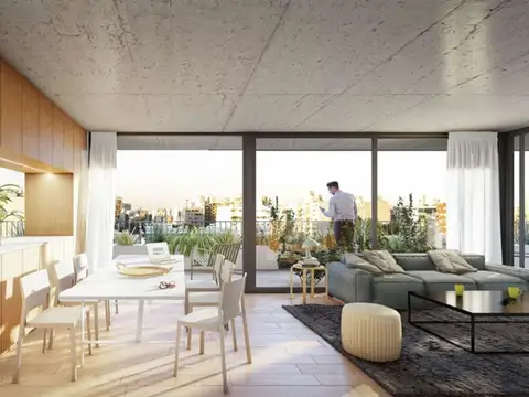 Departamento 3 ambientes con 2 baños