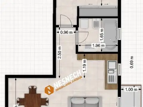 Departamento en Venta de 2 ambientes
