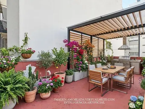 Venta PH 2 ambientes Al frente entrada independiente Balcón Terraza Sin expensas Caballito