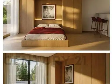 Departamento Monoambiente con 1 baño